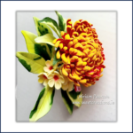 Chrysanthemum Spray Sugar Flowers