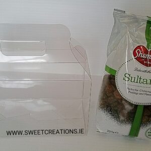 PVC Box 180mm x 90mm. They are suitable for gifts, baking and crafts. These boxes measure 180mm x 90mm. Great for cupcakes and more.