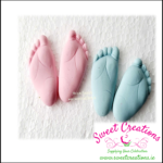 Baby Feet Cake Toppers