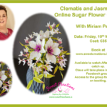 Clematis and Jasmine Online Sugar Flower Class