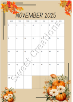 Flowers - 2025 Calendar - Image 5