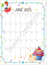 Be My Cupcake - 2025 Calendar - Image 3