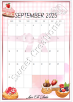 Love To Bake - 2025 Calendar - Image 2