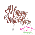Happy Anniversary Cake Pick