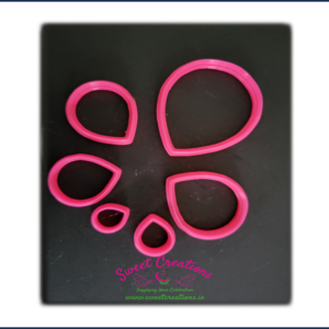 Rose Petal Cutters Set of 6