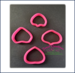 Hydrangea Petal Cutters Plain Set of 4