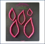 Rose Leaf Cutters Set of 5