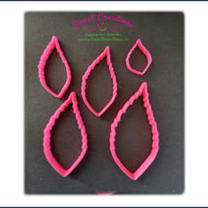 Rose Leaf Cutters Set of 5